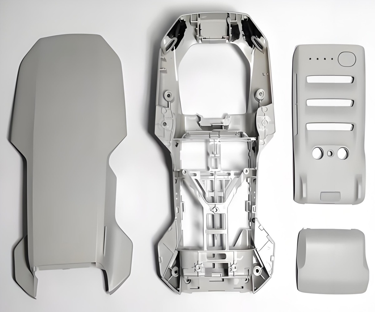 White ceramic CNC milling prototype part for electronic applications