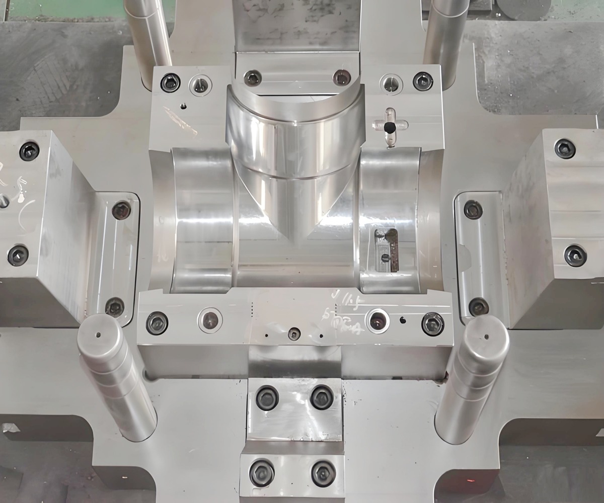 White ceramic CNC milling prototype part for electronic applications