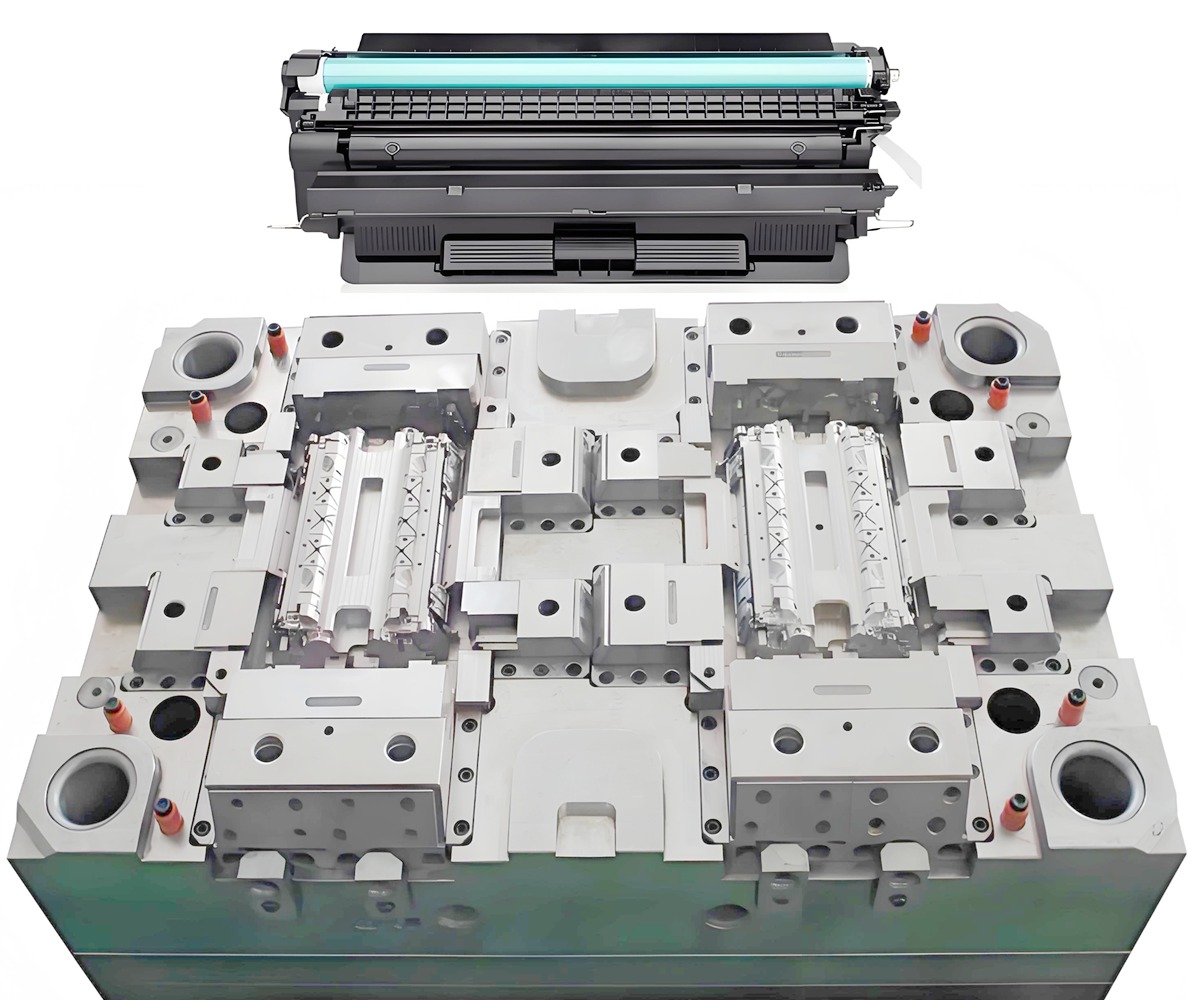 White ceramic CNC milling prototype part for electronic applications