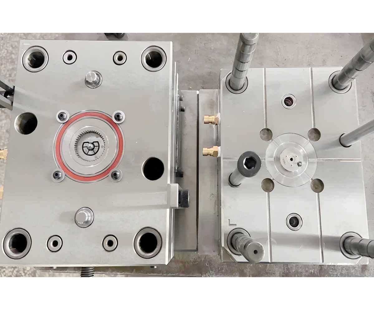 White ceramic CNC milling prototype part for electronic applications